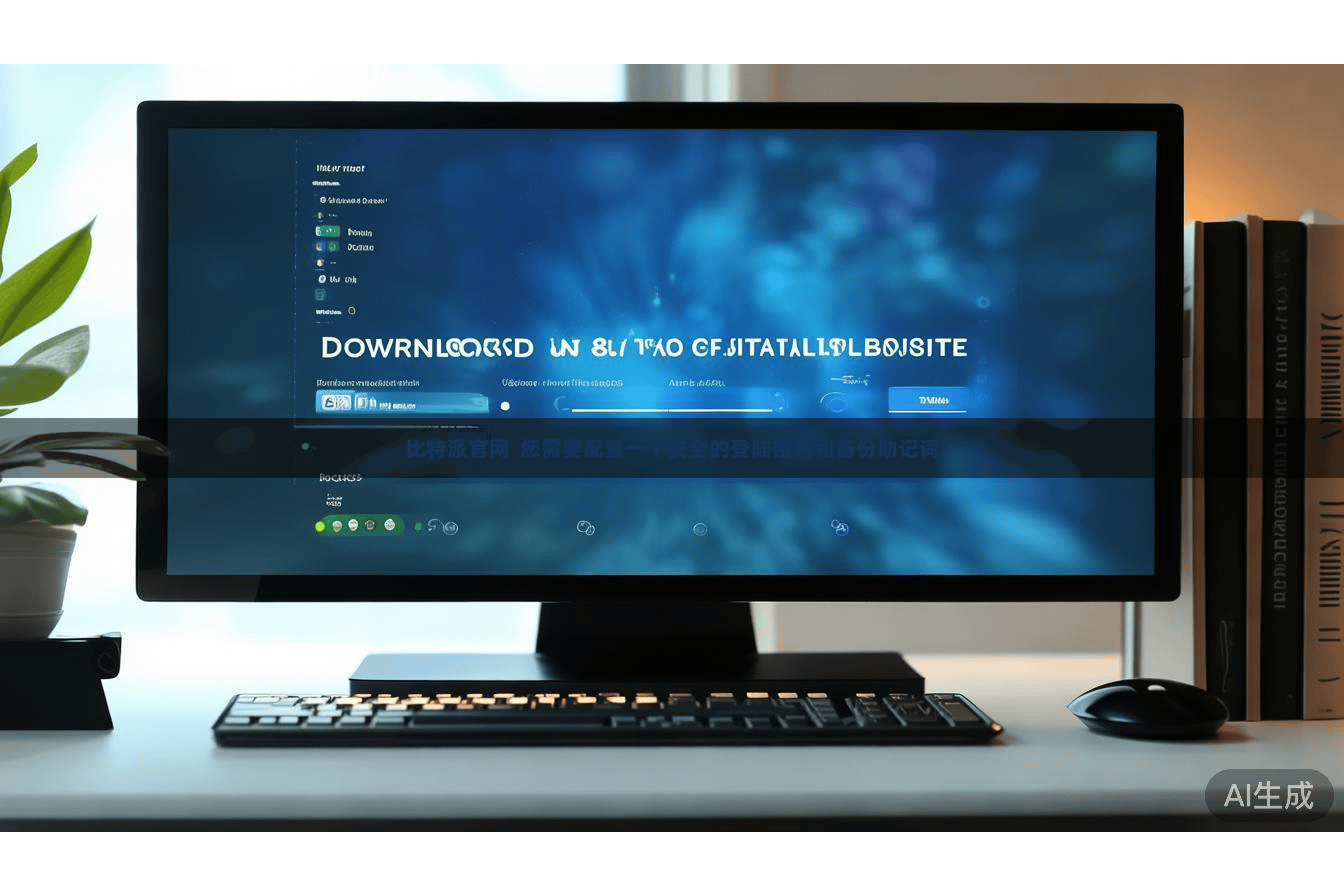 比特派官网 您需要配置一个安全的登陆密码和备份助记词