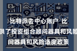 比特派去中心账户 比特派还提供了投资组合顾问器具和风险适度政策
