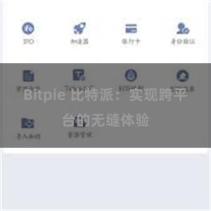 Bitpie 比特派：实现跨平台的无缝体验
