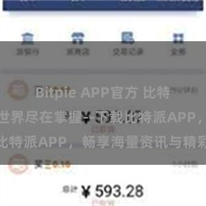 Bitpie APP官方 比特派APP，精彩世界尽在掌握--下载比特派APP，畅享海量资讯与精彩内容
