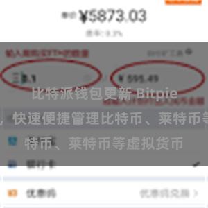 比特派钱包更新 Bitpie APP入口，快速便捷管理比特币、莱特币等虚拟货币