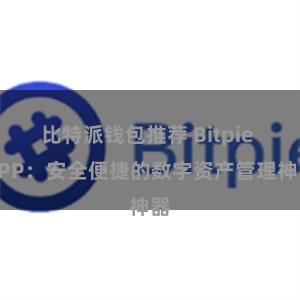 比特派钱包推荐 Bitpie APP：安全便捷的数字资产管理神器