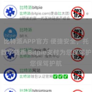比特派APP官方 便捷安全，托管数字货币 Bitpie支付为您保驾护航