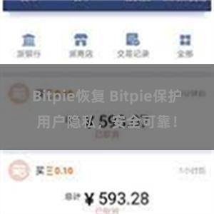 Bitpie恢复 Bitpie保护用户隐私，安全可靠！