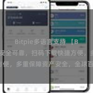 Bitpie多语言支持 【Bitpie钱包】安全可靠，扫码下载快捷方便，多重保障资产安全，全球百万用户首选。