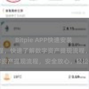 Bitpie APP快速安装 Bitpie提现教程，快速了解数字资产提现流程，安全放心，轻松操作
