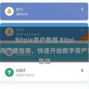 Bitpie用户教程 Bitpie应用下载指南，快速开始数字资产管理