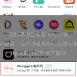 比特派钱包安装 Bitpie钱包教程：如何安全、简单地使用Bitpie进行数字资产管理