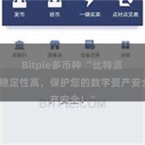 Bitpie多币种 “比特派钱包稳定性高，保护您的数字资产安全！”