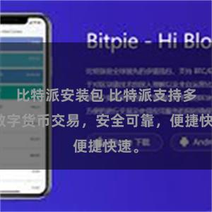 比特派安装包 比特派支持多种数字货币交易，安全可靠，便捷快速。