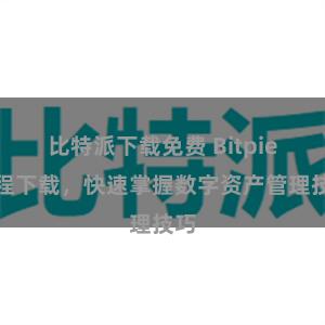 比特派下载免费 Bitpie教程下载，快速掌握数字资产管理技巧