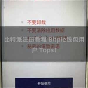 比特派注册教程 Bitpie钱包用户 Tops！