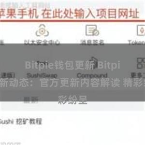 Bitpie钱包更新 Bitpie最新动态：官方更新内容解读 精彩纷呈