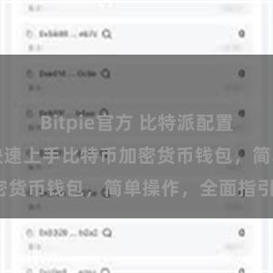 Bitpie官方 比特派配置与设置详解，快速上手比特币加密货币钱包，简单操作，全面指引。