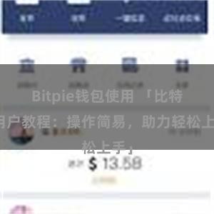 Bitpie钱包使用 「比特派用户教程：操作简易，助力轻松上手」
