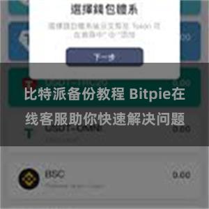 比特派备份教程 Bitpie在线客服助你快速解决问题
