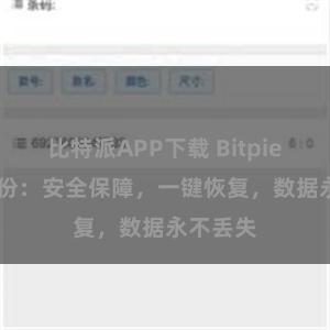 比特派APP下载 Bitpie APP备份:安全保障,一键恢复,数据永不丢失
