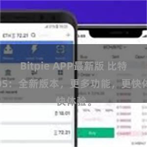 Bitpie APP最新版 比特派iOS:全新版本,更多功能,更快体验。