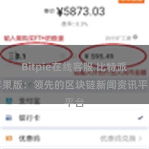 Bitpie在线客服 比特派苹果版：领先的区块链新闻资讯平台