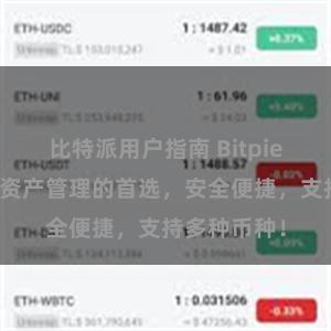 比特派用户指南 Bitpie在线：数字资产管理的首选，安全便捷，支持多种币种！