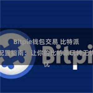 Bitpie钱包交易 比特派配置指南:让你的比特派玩转无忧