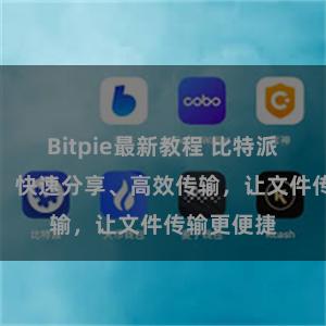 Bitpie最新教程 比特派APP直连：快速分享、高效传输，让文件传输更便捷