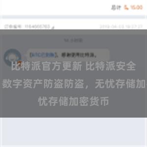 比特派官方更新 比特派安全钱包,数字资产防盗防盗,无忧存储加密货币