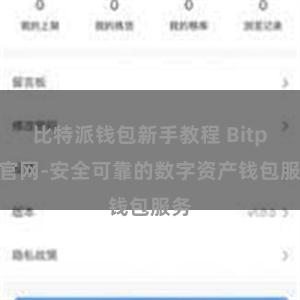比特派钱包新手教程 Bitpie官网-安全可靠的数字资产钱包服务