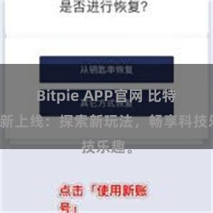 Bitpie APP官网 比特派全新上线:探索新玩法,畅享科技乐趣。