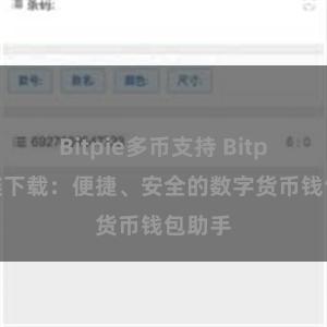 Bitpie多币支持 Bitpie直链下载:便捷、安全的数字货币钱包助手