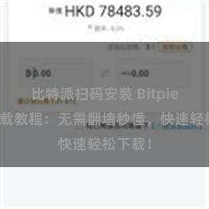 比特派扫码安装 Bitpie轻松下载教程:无需翻墙秒懂,快速轻松下载!