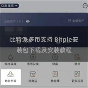 比特派多币支持 Bitpie安装包下载及安装教程