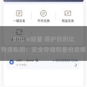Bitpie轻量 保护你的比特派私钥：安全存储和备份攻略