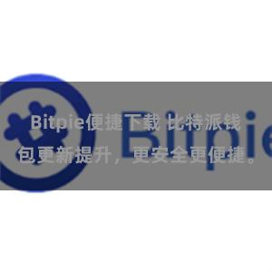 Bitpie便捷下载 比特派钱包更新提升，更安全更便捷。