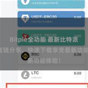 Bitpie全功能 最新比特派APP直链分享，快速下载享受最新功能体验！