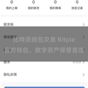 比特派钱包交易 Bitpie官方钱包，数字资产保管首选