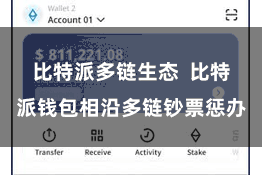 比特派多链生态  比特派钱包相沿多链钞票惩办