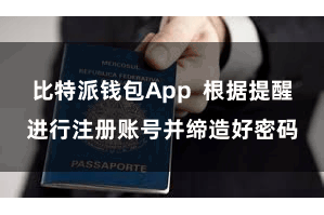 比特派钱包App  根据提醒进行注册账号并缔造好密码