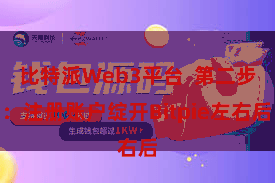 比特派Web3平台  第二步：注册账户绽开Bitpie左右后