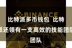 比特派多币钱包  比特派还领有一支高效的技能团队
