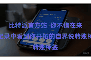 比特派官方站  你不错在来回纪录中看到你开拓的自界说转账标签