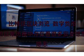 比特派区块浏览  数字货币的往来历程中存在着很多安全隐患