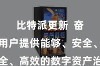 比特派更新  奋力于为用户提供能够、安全、高效的数字资产治理做事