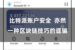 比特派账户安全  亦然一种区块链技巧的诓骗