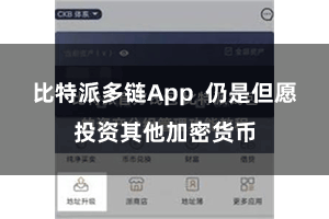 比特派多链App  仍是但愿投资其他加密货币